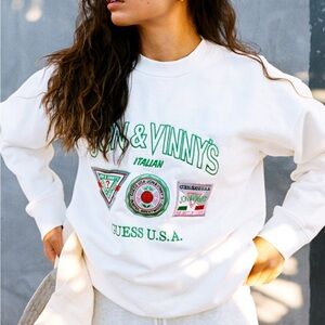 Guess USA x Jon & Vinny's Merch Crewneck 2XL